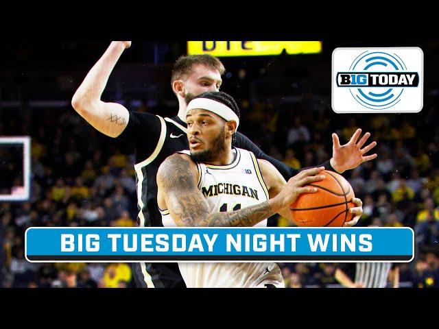 Indiana and Michigan Had BIG WINS Last Night; USC's Kiki Iriafen Stops By | B1G Today