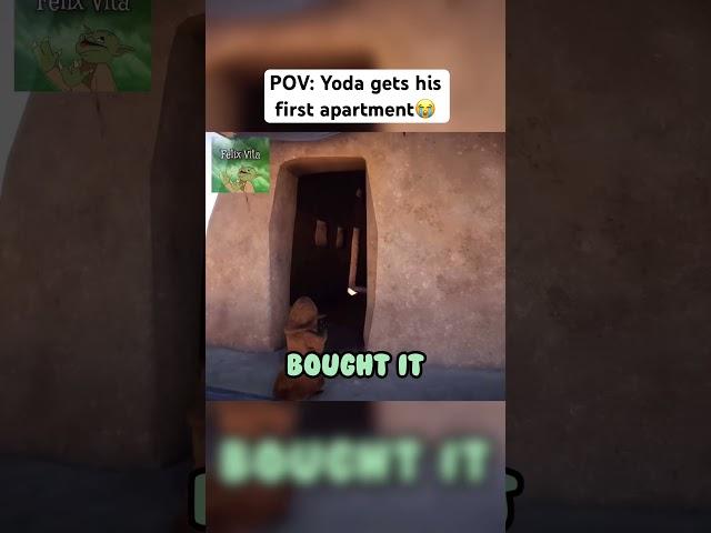 Yoda buys his first Apartment!!! #yoda #starwars #battlefront2 #fake #meme #apartment #etsy