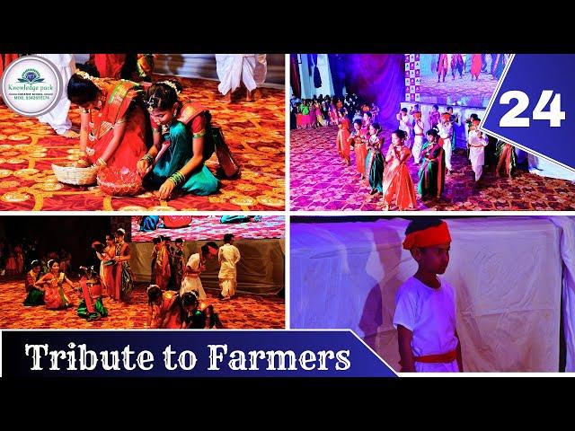 Tribute to farmers / v.G Cultural program 2024/ Knowledge park creative school basavakalyan