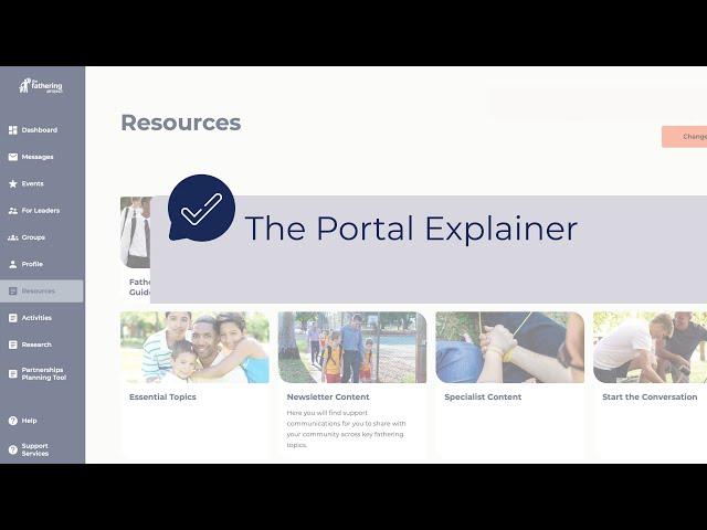 The Fathering Project's School Portal Membership explained