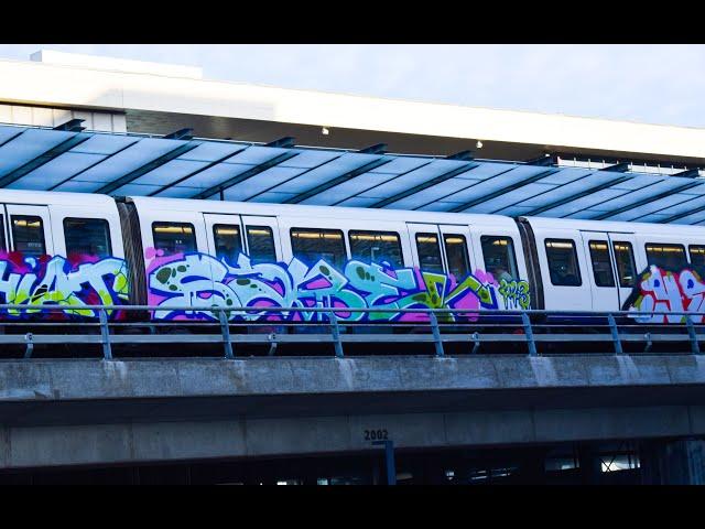 Running under Copenhagen 4 (metro)