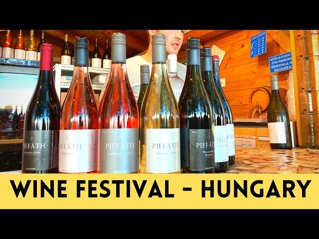 WINE FESTIVAL | Hungary | Famous wine market | Balaton fured