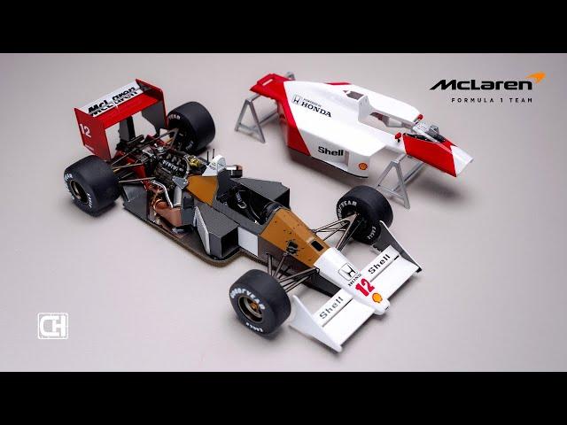 Pt.2 Building McLAREN MP4/4 1988 Scale Model | Bodywork | 1/24