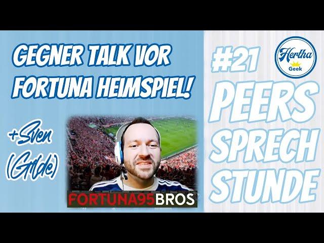 Live  Peers Sprechstunde #21 Talk mit Sven (Gilde) von den Fortuna95Bros!