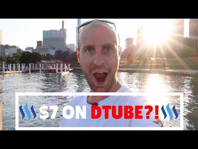 How I Made $7.00 Overnight Using DTUBE.VIDEO