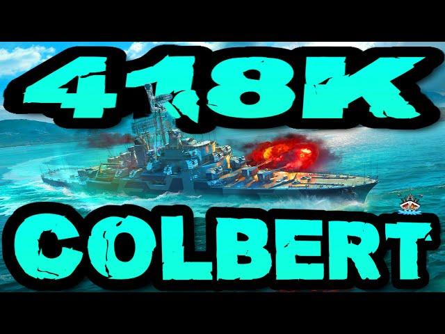 Colbert drückt 418K DMG *DD NEMESIS* im "400K Club" ️ in World of Warships 