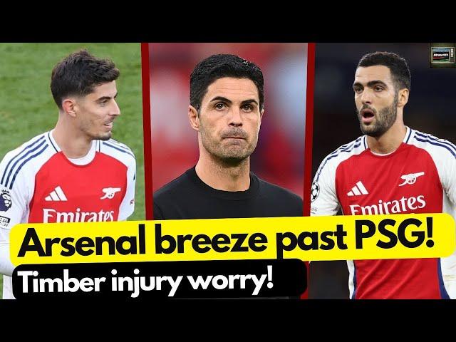 Arsenal breeze past PSG! Arsenal CAN win a trophy this year! Arteta got it spot on! Merino debuts!