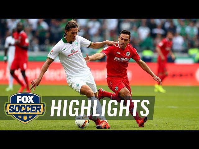 Hannover 96 vs. Werder Bremen - 2015–16 Bundesliga Highlights