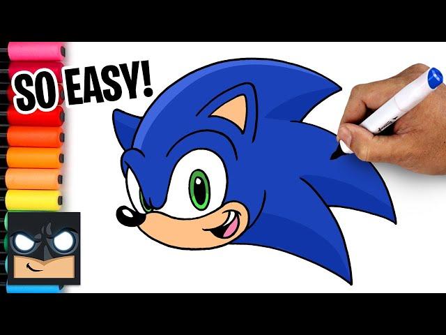 How To Draw Sonic for Beginners