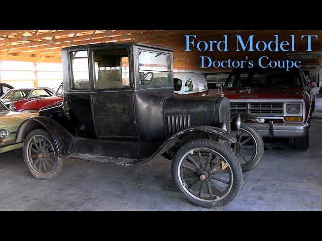 1924 Ford Model T Doctor's Coupe - Original Interior - Barn Find