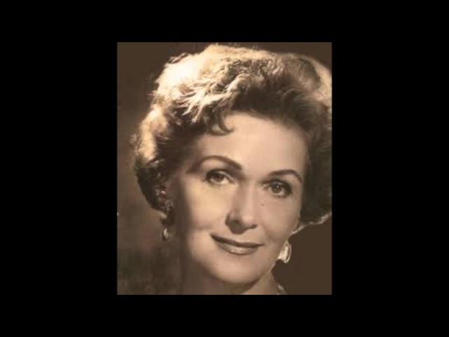 Elisabeth Schwarzkopf; "Und ob die Wolke"; (Agathe's Gebet); DIE FREISCHÜTZ; Carl Maria von Weber