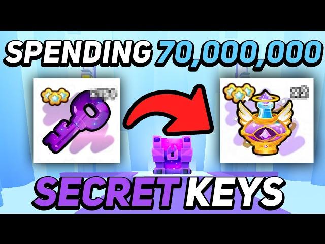 SPENT 70,000,000 GEMS ON SECRET KEYS..... PETS GO!!