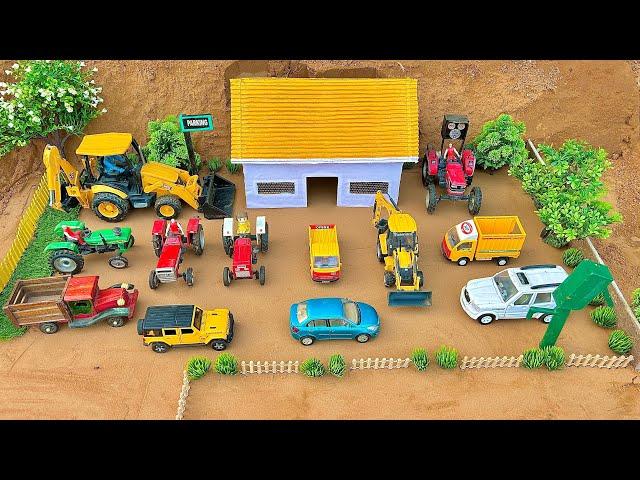 I built parking for my mini tractor trolley | Arjun novo tractor | jcb tractor video | gadi jcb |