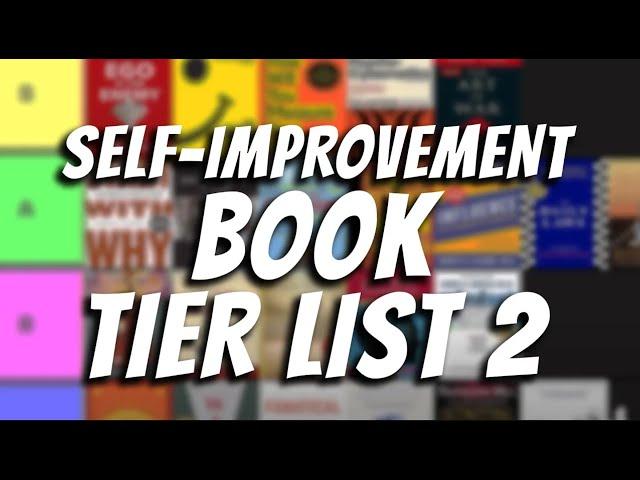 Ultimate Self-Improvement Book Tier List (24 MORE Books - Which Will You Read Next?)