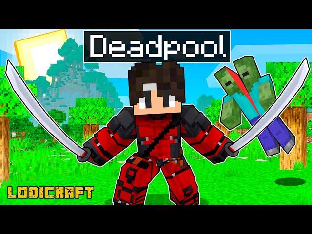 Playing Protective DEADPOOL in Minecraft