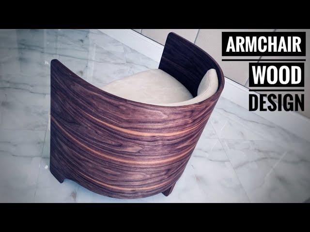 How to make a modern Armchair part1. Woodworking. Как сделать мебель.