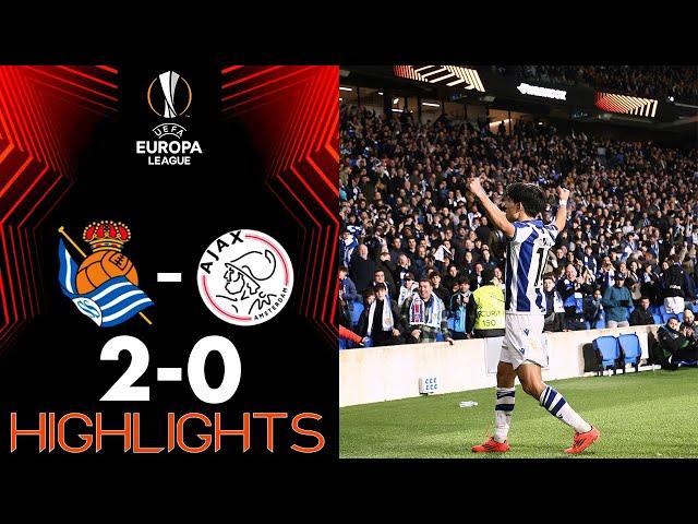 Real Sociedad vs Ajax 2-0 Highlights | UEFA Europa League 2024-25