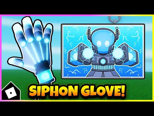 How to get SIPHON GLOVE + SHOWCASE in SLAP BATTLES! (Caution: High Voltage Badge) [ROBLOX]