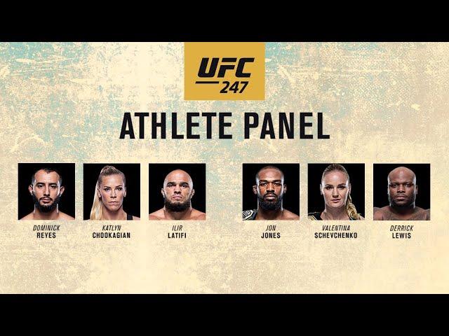 UFC 247: Athlete Panel