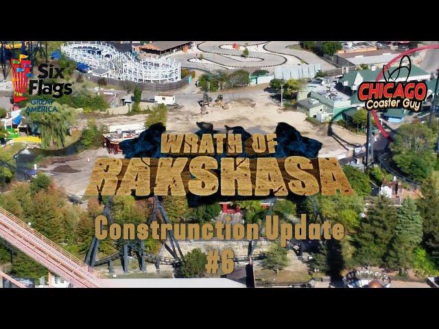 Six Flags Great America Wrath Of Rakshasa Construction Update #6