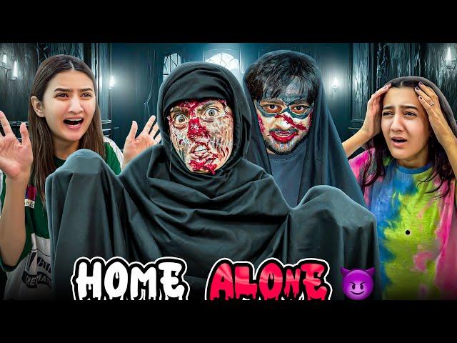 HOME ALONE HORROR PRANK WITH HIRA & RABIA ‍️‍️ | Hira Rona Lag Gai  | Sistrology