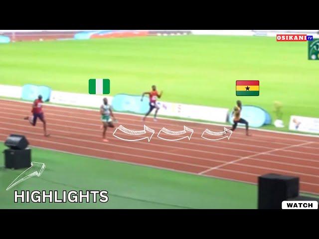 Men’s 4x100m Relay - Ghana shocks Nigeria to win GoldAndré Ayew speaks + Goals @ All Stars Festival