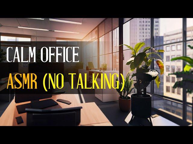 ️ Calm Office Ambience ASMR: Keyboard Typing, Clicking, Printer Sounds to Focus & Work (1 HOUR)