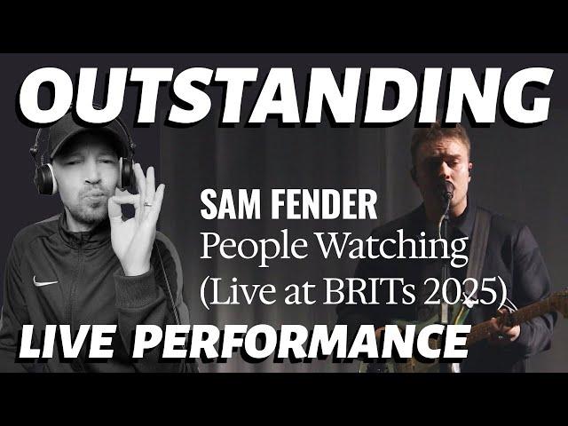 Sam Fender - People Watching (BRITs 2025) First TIME Reaction