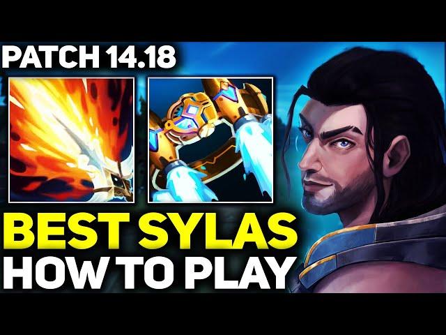 RANK 1 BEST SYLAS - LEARN HOW TO PLAY SYLAS LIKE A PRO! | PATCH 14.18 League of Legends