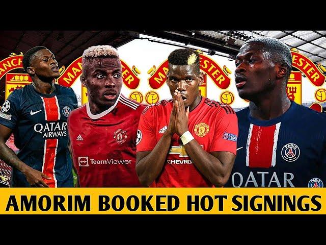 Breaking news Nuno Mendez& Paul Pogba to Manchester united Ruben Amorim booked January signings