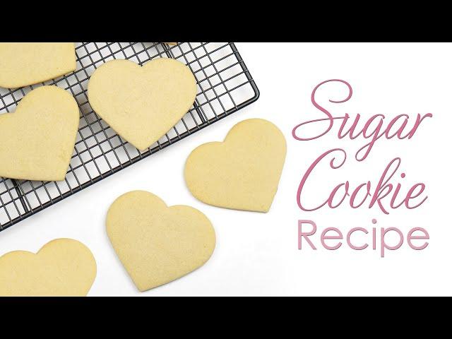 No Spread Sugar Cookie Recipe