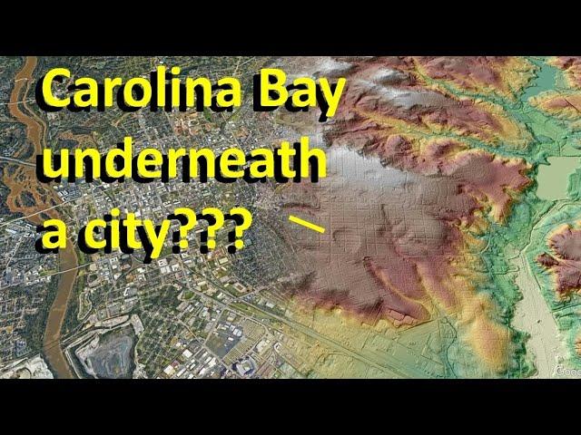What happens if there is a Carolina bay in your backyard or underneath your city? Ask Lidar...