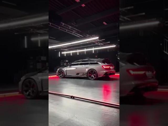 Uncover new car--Audi Rs6 GT--4 Tyre King #audi #reveal #cars #carmodification