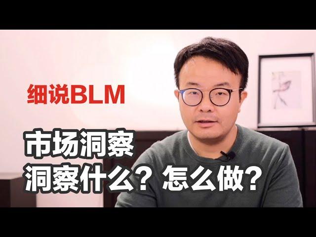 EP 7 细说BLM - 市场洞察洞察什么？ 如何洞察？