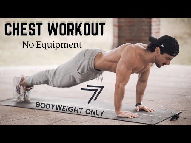 CHEST WORKOUT HOME ROUTINE | BODYWEIGHT EXERCISES | Rowan Row