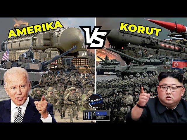 AS PANIK, KOREA UTARA MILIKI SENJATA TERLARANG! Perbandingan Kekuatan Militer Korut vs Amerika 2024