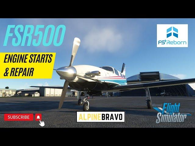 Flying the FSR500 | Part 3 - Engine starts & Repair | FULL tutorial