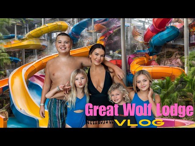 GREAT WOLF LODGE family vlog!!!!  Will they conquer their fears???