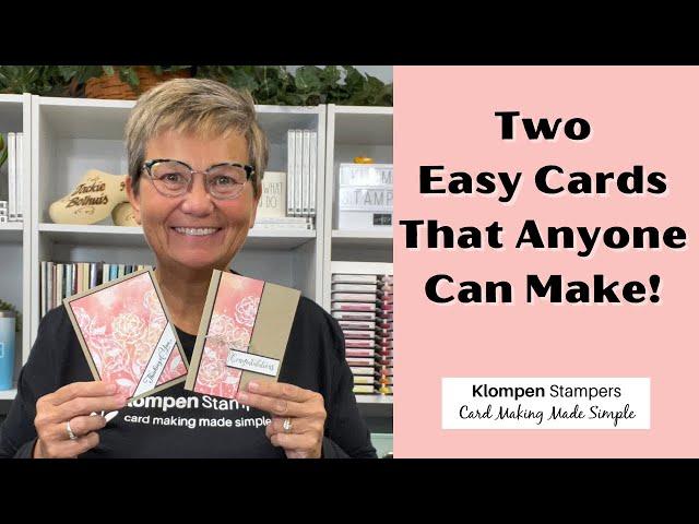 Learn How to Make Two Quick and Easy Designer Series Paper Cards