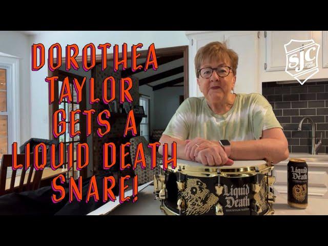 Dorothea Taylor Unboxes The Stunning Liquid Death Snare!