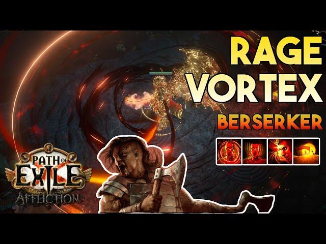 [3.23] Rage Vortex of Berserking Build | Berserker | Affliction | Path of Exile 3.23