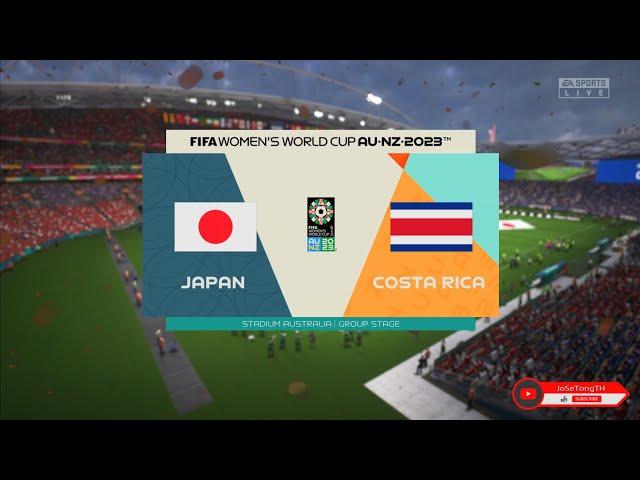 Women's World Cup 2023 | Japan VS Costa Rica | 4kPS5 | FIFA23 | FullGamePlay