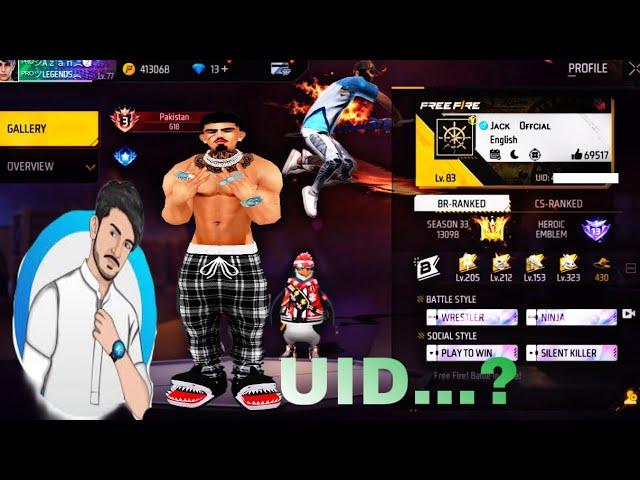 JACK OFFICIAL PK UID FREE FIRE