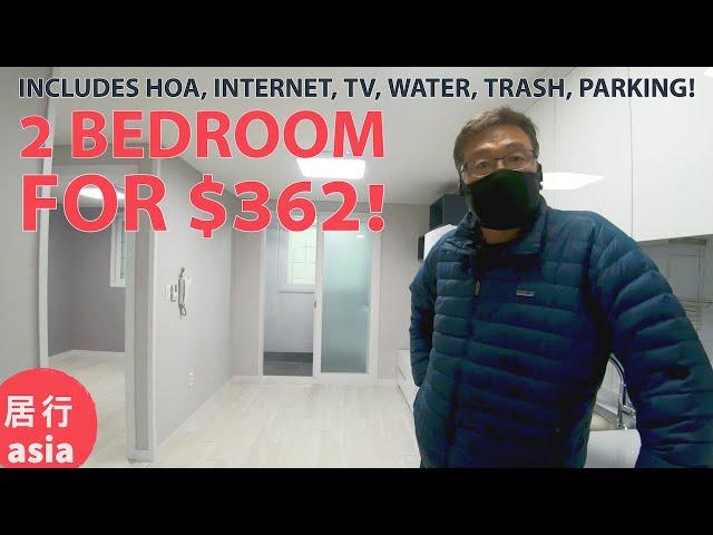 Budget 2 and 1.5 Bedroom Condo Villa Apartment Tours for Rent in Korea