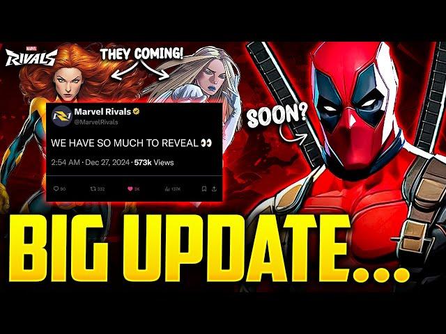 Marvel Rivals Keep Getting BIG NEWS... Deadpool Teased, 6 New Heroes, Free Skins & More