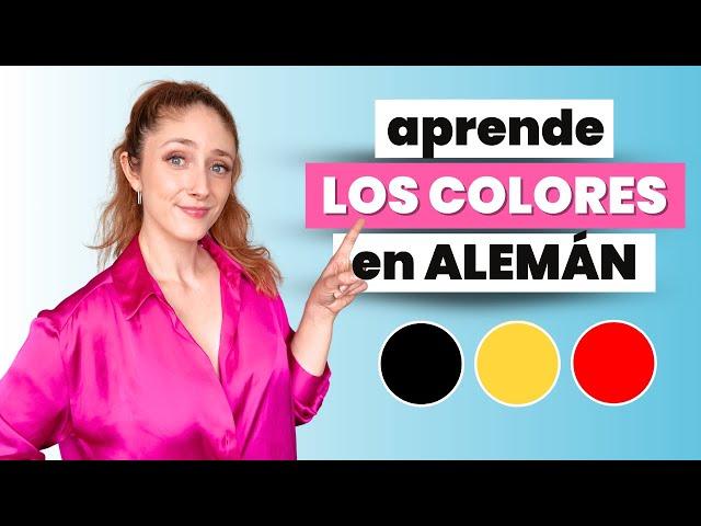 Pronunciación de los Colores en Alemán  Curso de Alemán Básico