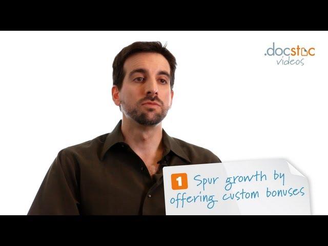 Customized Bonus Programs - Creating an Affiliate Marketing Program DocStocTV H 264   YouTube