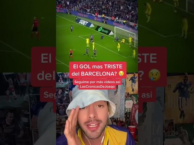 ¿El GOL mas TRISTE del BARCELONA? | El gesto de los jugadores festejando con Ferran y no al autor