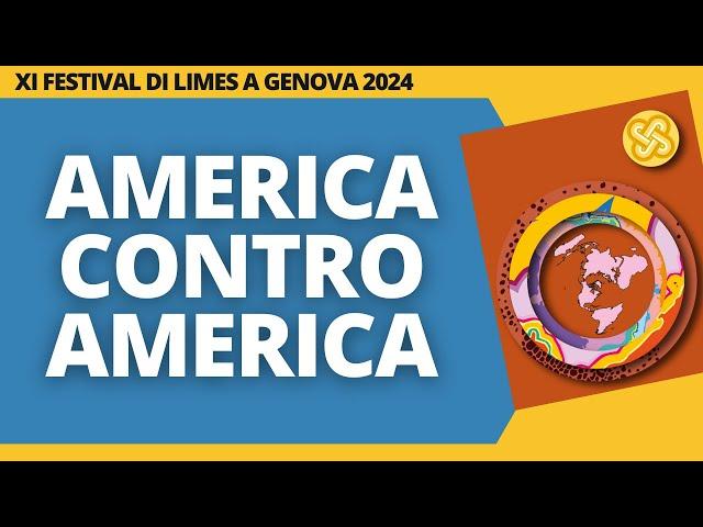 America contro America. XI Festival di Limes a Genova 2024 "Fine della guerra"
