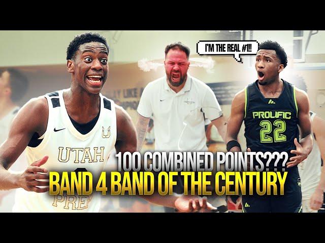 "IM UNO” #1 AJ Dybantsa (50PTS) VS #2 Darryn Peterson (60PTS).. best Band4Band matchup EVER? 